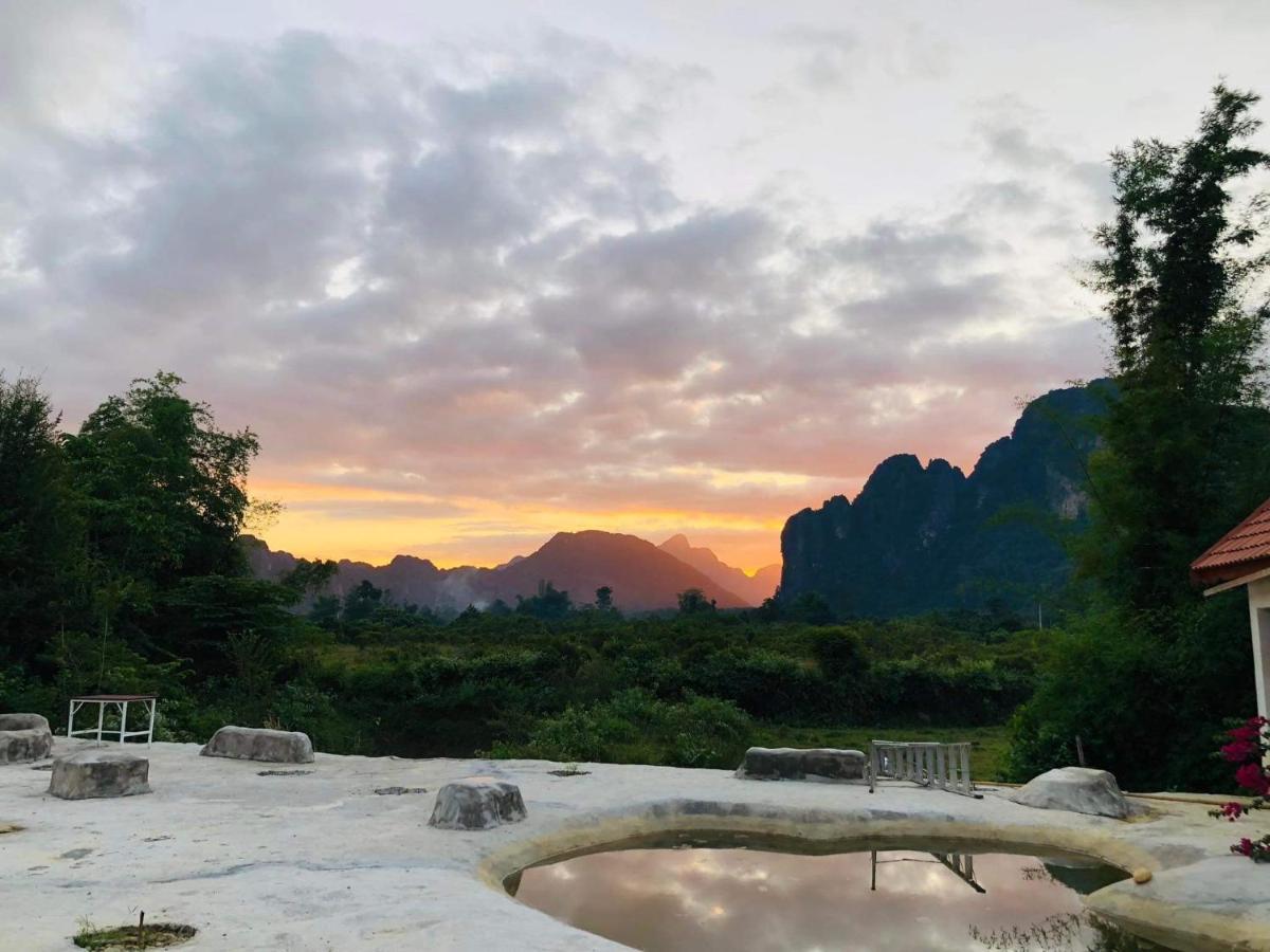 Jungle Paradise Vangvieng - Bungalows Ванг-Виенг Экстерьер фото