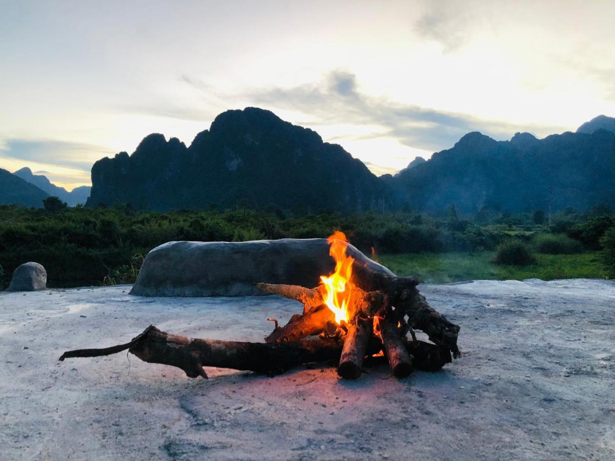 Jungle Paradise Vangvieng - Bungalows Ванг-Виенг Экстерьер фото