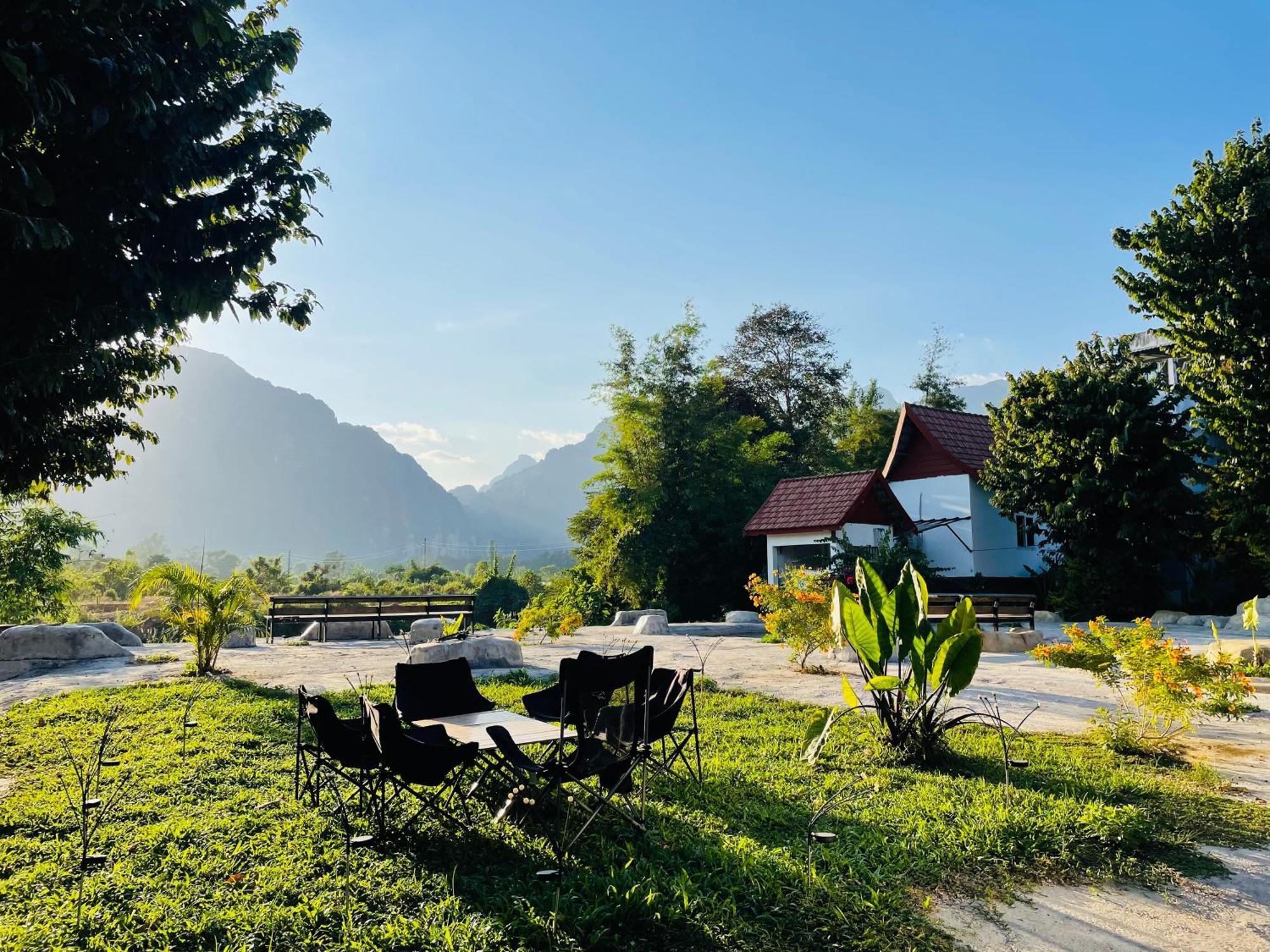 Jungle Paradise Vangvieng - Bungalows Ванг-Виенг Экстерьер фото